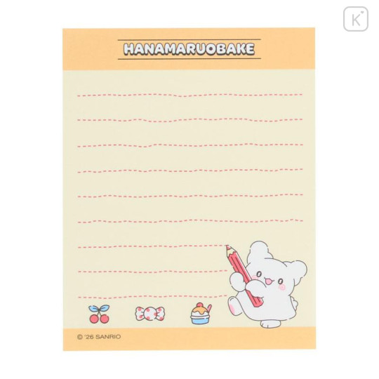 Japan Sanrio Original Flip-Up Memo - Hanamaruobake : Together with Friends - 4