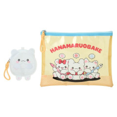 Japan Sanrio Original Clear Pouch Set - Usahana : Together with Friends