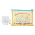 Japan Sanrio Original Clear Pouch Set - Usahana : Together with Friends - 2