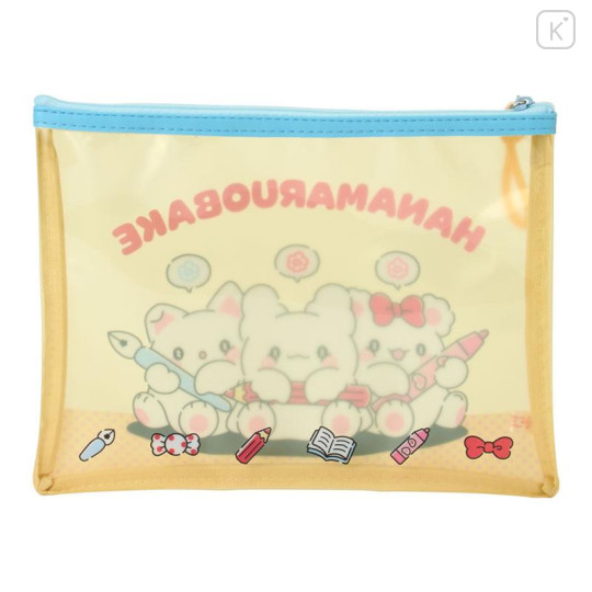 Japan Sanrio Original Clear Pouch Set - Usahana : Together with Friends - 4