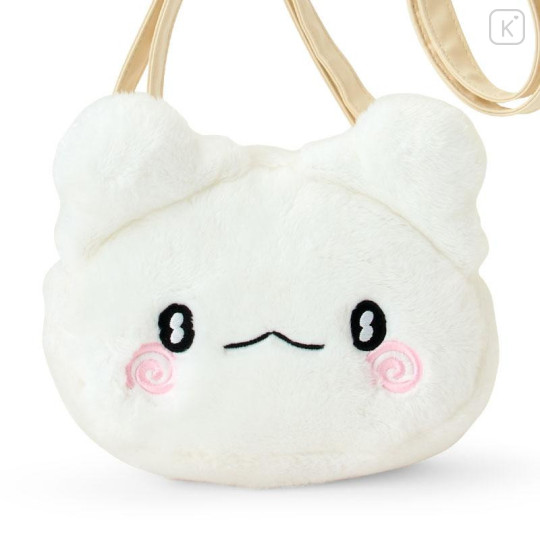 Japan Sanrio Original Plush Pochette Crossbody Shoulder Bag - Hanamaruobake : Together with Friends - 2