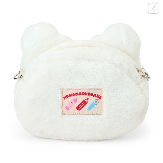 Japan Sanrio Original Plush Pochette Crossbody Shoulder Bag - Hanamaruobake : Together with Friends - 3