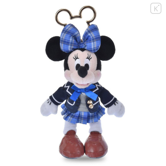 Japan Disney Store Plush Keychain - Minnie : School Uniform Look - 1