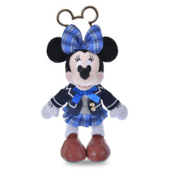 Japan Disney Store Plush Keychain - Minnie : School Uniform Look