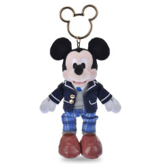 Japan Disney Store Plush Keychain - Mickey : School Uniform Look