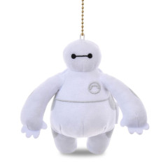 Japan Disney Fluffy Plush Keychain - Baymax : Mini Japan Style