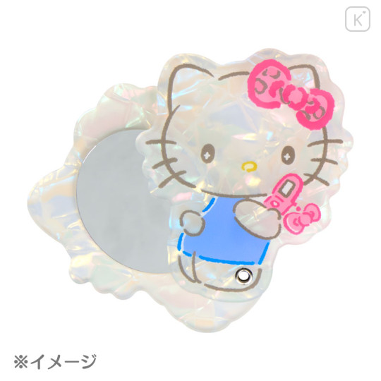 Japan Sanrio Slide Mirror - Pochacco : After School Memories Shell Holographic - 3