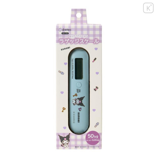Japan Sanrio Digital Portable Luggage Scale - Kuromi - 5