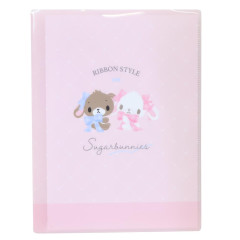 Japan Sanrio 10 Pockets A4 Clear Holder - Sugarbunnies : Ribbon Pink