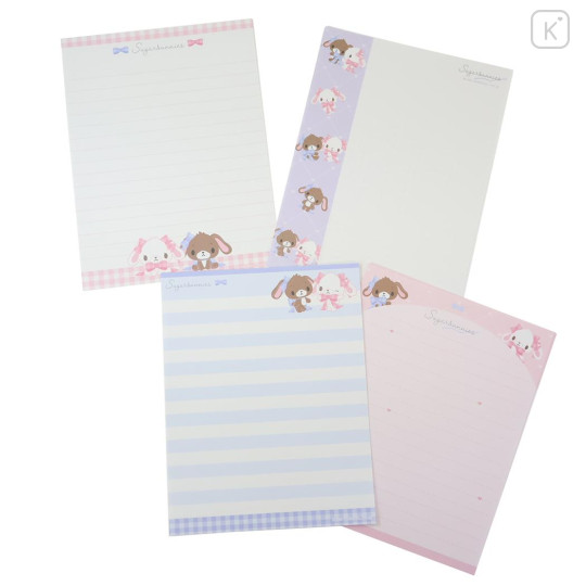 Japan Sanrio Volume Up Letter Envelope Set - Sugarbunnies : Ribbon Pink - 3