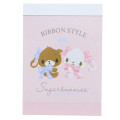 Japan Sanrio Mini Notepad - Sugarbunnies : Ribbon Pink - 1