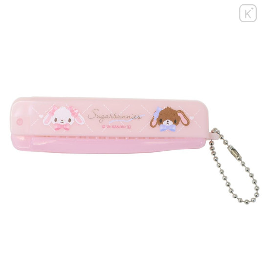 Japan Sanrio Folding Brush & Comb - Sugarbunnies : Ribbon Pink - 2