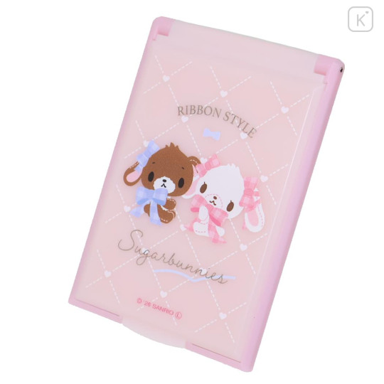 Japan Sanrio Folding Mirror - Sugarbunnies : Ribbon Pink - 1
