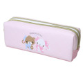 Japan Sanrio Twin Zipper Pen Case - Sugarbunnies : Ribbon Pink - 1