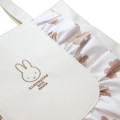 Japan Mofusand Frill Tote Bag - Miffy : Art Weld Ivory - 5