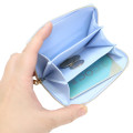 Japan Miffy Mini Card Holder Wallet - Miffy : Blue Flower Dress White - 3
