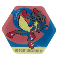 Japan Pokemon Honeycomb Acrylic Magnet - Mega Lucario - Eye-Up