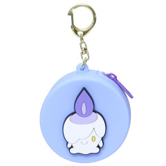 Japan Pokemon Silicone Mini Pouch Keychain - Litwick : 3D Mascot