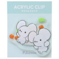 Japan Pokemon Acrylic Clip - Tandemaus : Fruit Cherry - 1