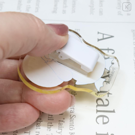 Japan Pokemon Acrylic Clip - Psyduck : Fruit Lemon - 2