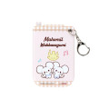 Japan Pokemon Photo Holder Card Case Keychain - Tandemaus : Pokepeace Gingham Flip Phone Style - 2