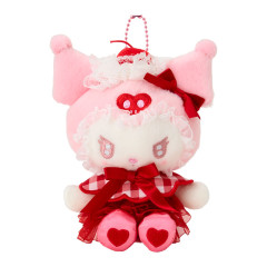Japan Sanrio Mascot Holder - Kuromi : Whipped Cherry