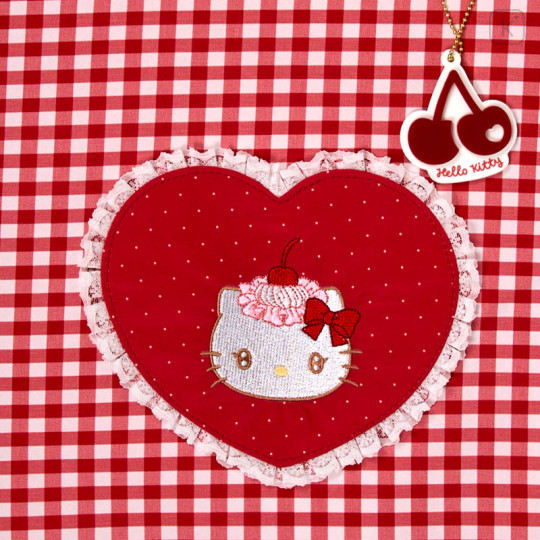 Japan Sanrio Tote Bag - Hello Kitty : Whipped Cherry - 2