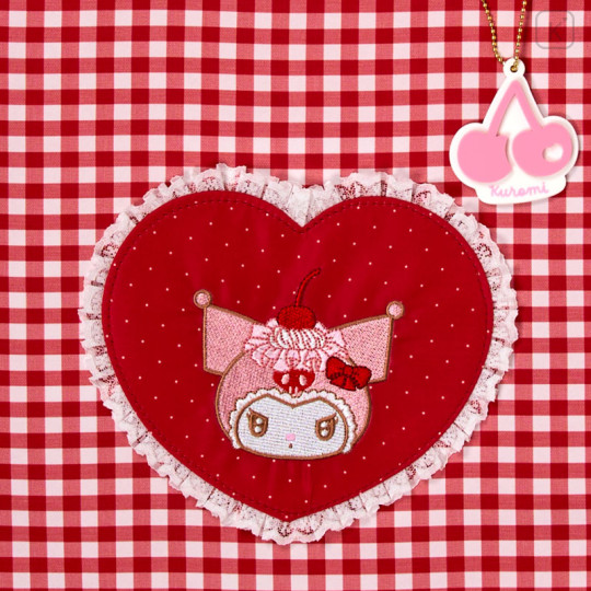 Japan Sanrio Tote Bag - Kuromi : Whipped Cherry - 2