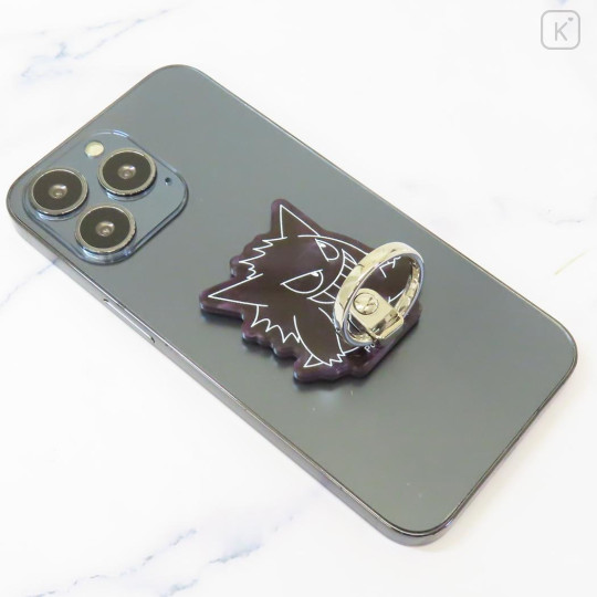 Japan Pokemon Multi Ring Phone Stand - Gengar : Shell Holographic - 2