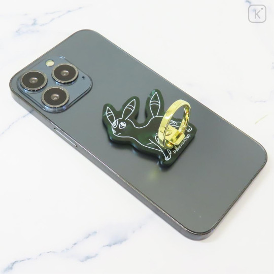 Japan Pokemon Multi Ring Phone Stand - Umbreon : Shell Holographic - 2