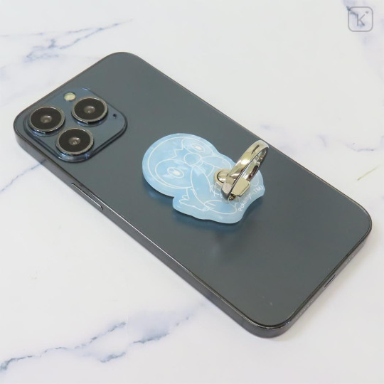 Japan Pokemon Multi Ring Phone Stand - Piplup : Shell Holographic - 2