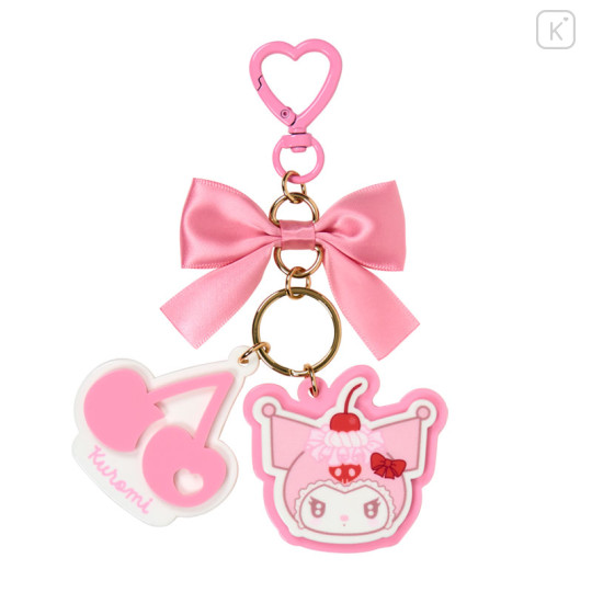 Japan Sanrio Acrylic Keychain - Kuromi : Whipped Cherry - 1