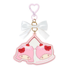 Japan Sanrio Acrylic Keychain - Little Twin Stars : Whipped Cherry