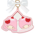 Japan Sanrio Acrylic Keychain - Little Twin Stars : Whipped Cherry - 2