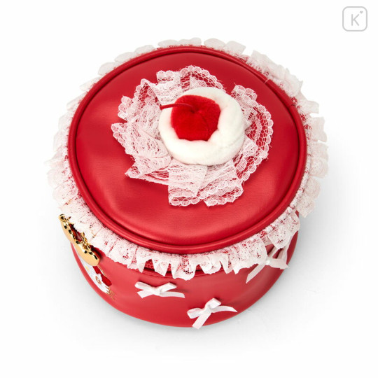 Japan Sanrio Cake-shaped Pouch - Hello Kitty : Whipped Cherry - 2