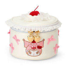 Japan Sanrio Cake-shaped Pouch - Kuromi : Whipped Cherry
