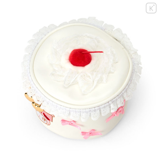 Japan Sanrio Cake-shaped Pouch - Kuromi : Whipped Cherry - 2
