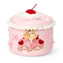 Japan Sanrio Cake-shaped Pouch - Little Twin Stars : Whipped Cherry