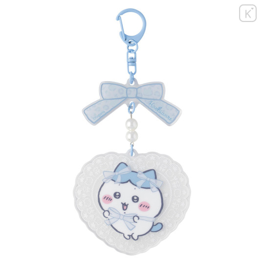 Japan Chiikawa Acrylic Keychain - Hachiware : Go! Harajuku Ribbon - 1