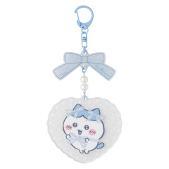 Japan Chiikawa Acrylic Keychain - Hachiware : Go! Harajuku Ribbon