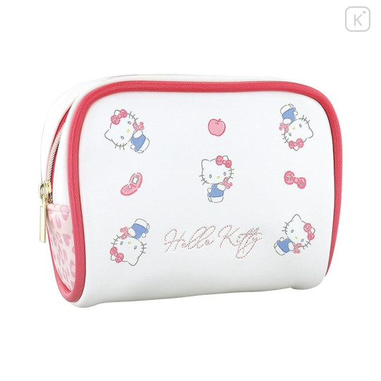 Japan Sanrio Box Pouch - Hello Kitty : After School Memories - 1