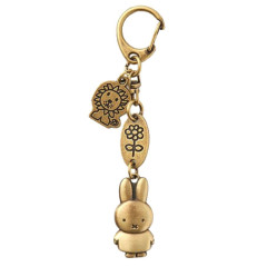 Japan Miffy Die-cast Metal Keychain - Miffy : Lion