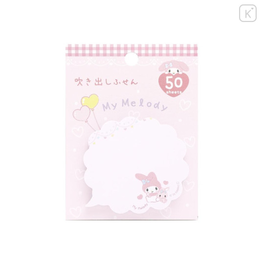 Japan Sanrio Die-cut Sticky Notes - My Melody : Speech Bubble Love - 1