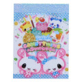 Japan Q-LiA Mini Notepad - Kira Usa Twins Bubble Rabbit : Candy Sweets - 1