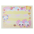 Japan Q-LiA Mini Notepad - Kira Usa Twins Bubble Rabbit : Candy Sweets - 3