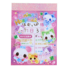 Japan Q-LiA Mini Notepad - Candy Twins Rabbit : Animal Hospital