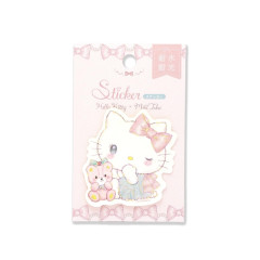 Japan Miki Takei × Sanrio Die-cut Sticker - Hello Kitty & Tiny Chum : Elegant