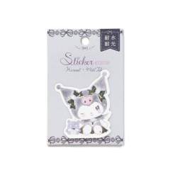 Japan Miki Takei × Sanrio Die-cut Sticker - Kuromi : Black Swan