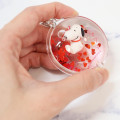 Japan Peanuts Floating Keychain - Snoopy : Love Smak Red - 2