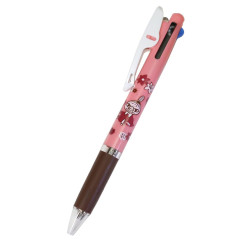 Japan Moomin Jetstream 3 Color Multi Ballpoint Pen - Little My : Flower Pink Red